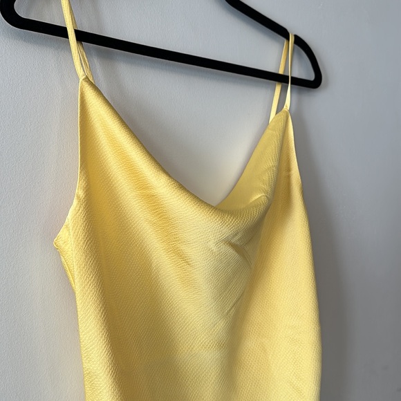 NEW Shinestar Cowl Neck Mini Adjustable Spaghetti Strap Flowy Mini Dress - Picture 7 of 9